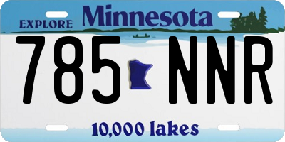 MN license plate 785NNR