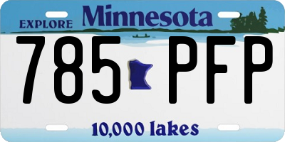 MN license plate 785PFP