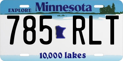 MN license plate 785RLT