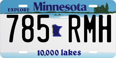 MN license plate 785RMH