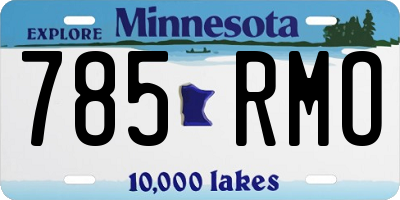 MN license plate 785RMO