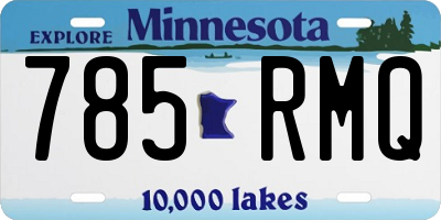 MN license plate 785RMQ