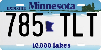 MN license plate 785TLT