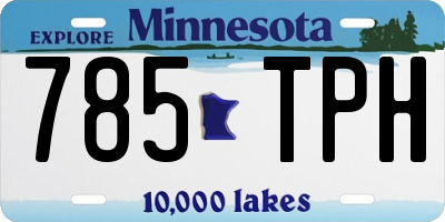 MN license plate 785TPH