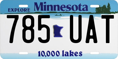 MN license plate 785UAT