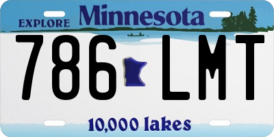 MN license plate 786LMT