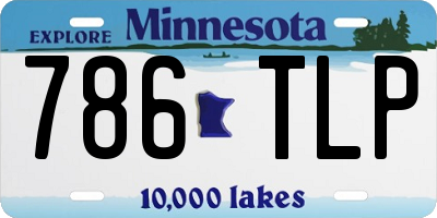 MN license plate 786TLP