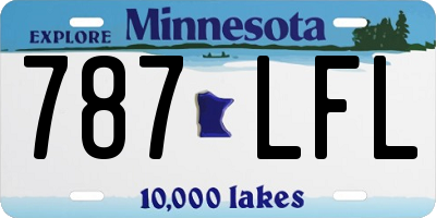 MN license plate 787LFL