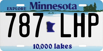 MN license plate 787LHP