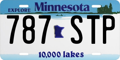 MN license plate 787STP