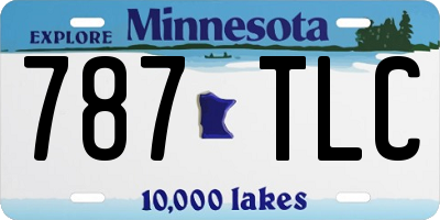 MN license plate 787TLC