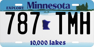 MN license plate 787TMH