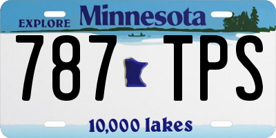 MN license plate 787TPS