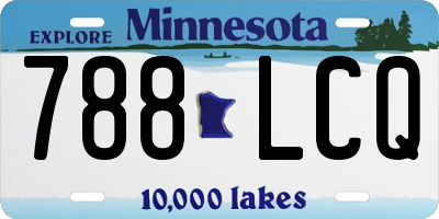 MN license plate 788LCQ