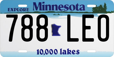 MN license plate 788LEO