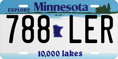 MN license plate 788LER