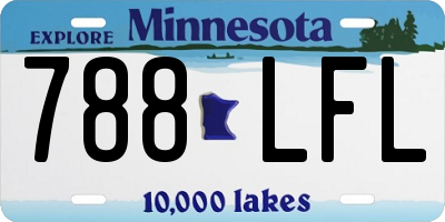 MN license plate 788LFL