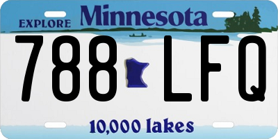 MN license plate 788LFQ