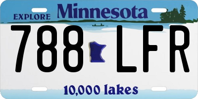 MN license plate 788LFR