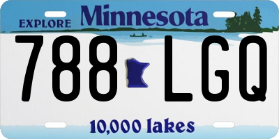 MN license plate 788LGQ
