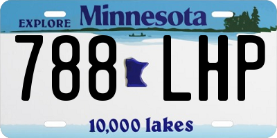 MN license plate 788LHP
