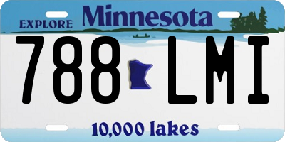 MN license plate 788LMI