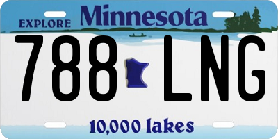 MN license plate 788LNG