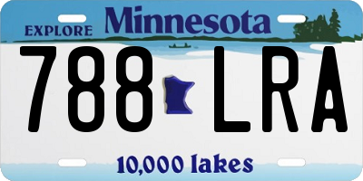 MN license plate 788LRA