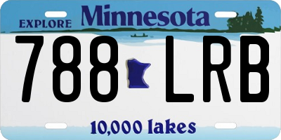 MN license plate 788LRB