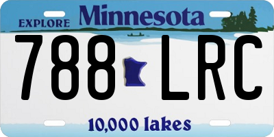 MN license plate 788LRC