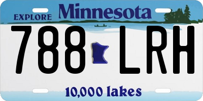 MN license plate 788LRH