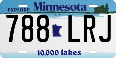 MN license plate 788LRJ