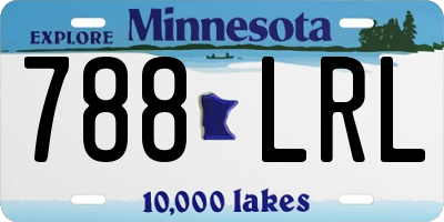 MN license plate 788LRL