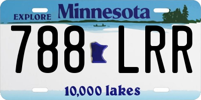 MN license plate 788LRR