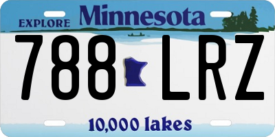 MN license plate 788LRZ