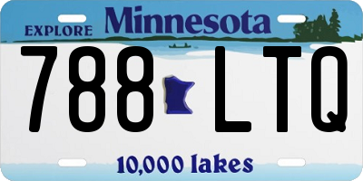 MN license plate 788LTQ