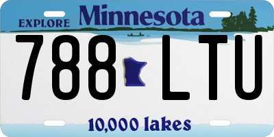 MN license plate 788LTU
