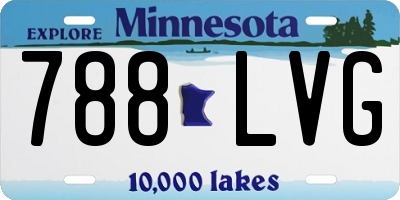 MN license plate 788LVG