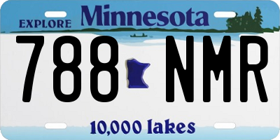 MN license plate 788NMR