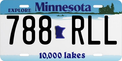 MN license plate 788RLL