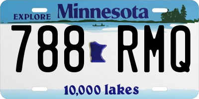 MN license plate 788RMQ