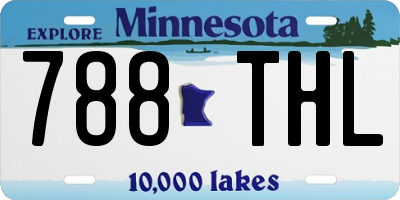 MN license plate 788THL