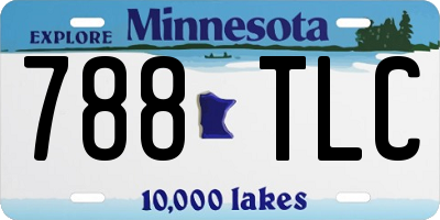 MN license plate 788TLC