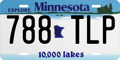 MN license plate 788TLP