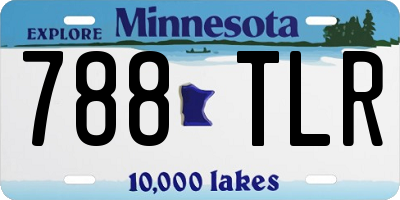 MN license plate 788TLR