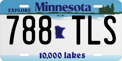 MN license plate 788TLS