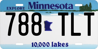 MN license plate 788TLT