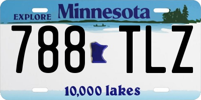 MN license plate 788TLZ