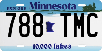 MN license plate 788TMC
