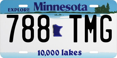 MN license plate 788TMG